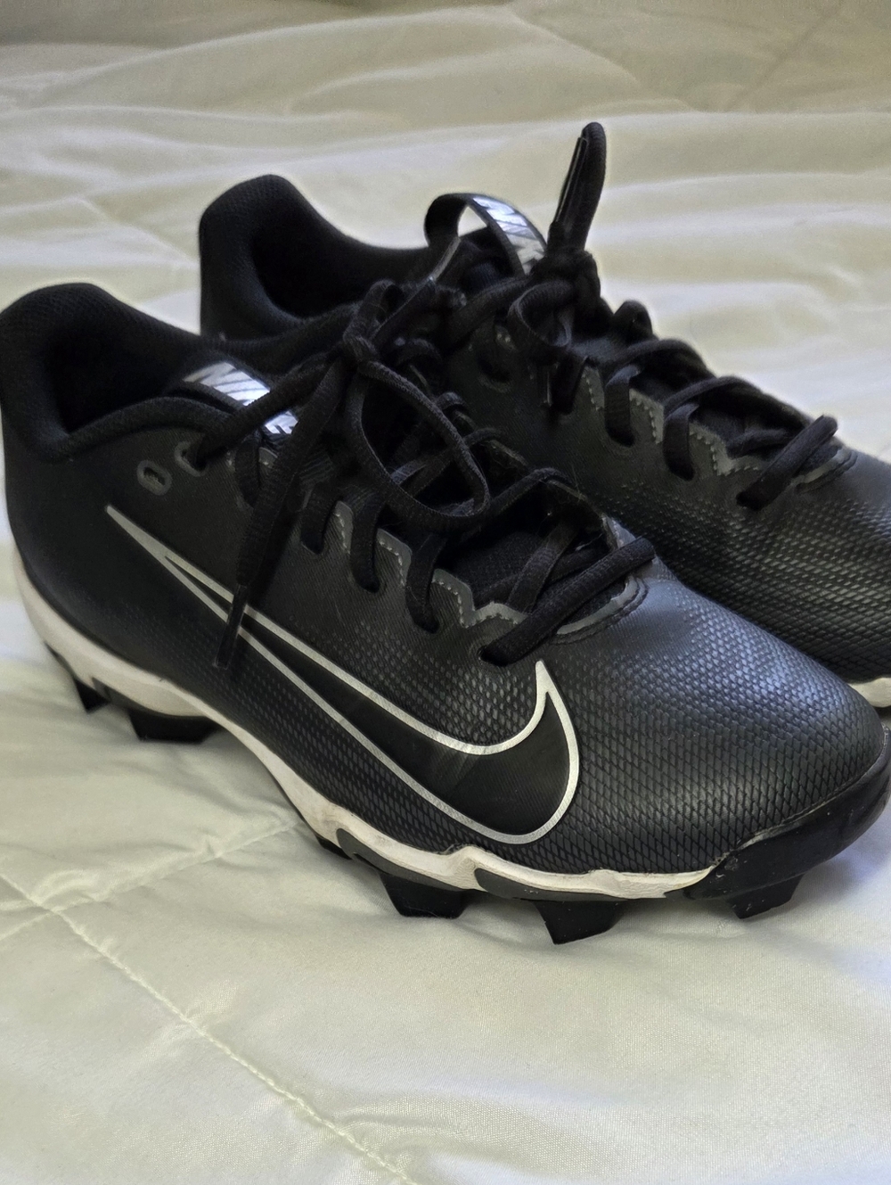 Nike Black Cleats 7 1/2